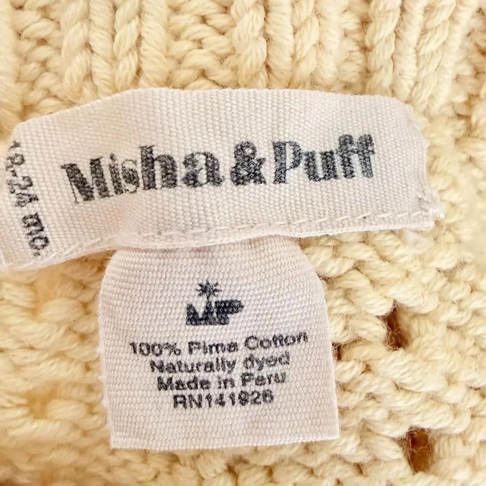Misha & Puff Sea Urchin Knit Bloomers Diaper Cover Butter Yellow Size 18-24